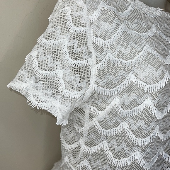 Good Time Matching Set White Lace Size M - Picture 7 of 9